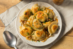Homemade Ukrainian Potato Pierogies