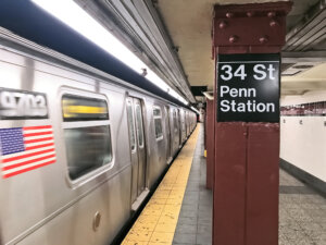 34th street subway station in New York City
