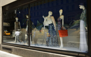 Haute Couture Store Window.